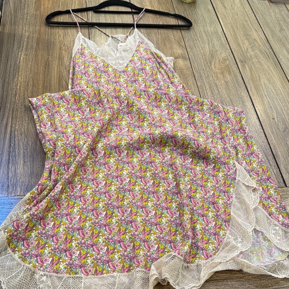 Zadig & Voltaire Floral Lace Slip Dress